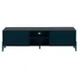 RACK 1 PORTA/2 GAVETAS 1,60 M X 41 CM LINHAS - GALAXY BLUE/GALAXY BLUE - Foto 1