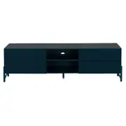RACK 1 PORTA/2 GAVETAS 1,60 M X 41 CM LINHAS - GALAXY BLUE/GALAXY BLUE - Foto 1