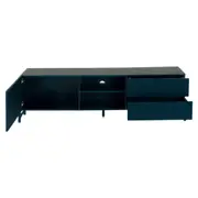 RACK 1 PORTA/2 GAVETAS 1,60 M X 41 CM LINHAS - GALAXY BLUE/GALAXY BLUE - Foto 3