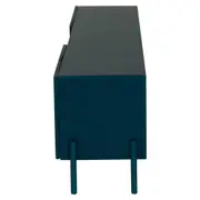 RACK 1 PORTA/2 GAVETAS 1,60 M X 41 CM LINHAS - GALAXY BLUE/GALAXY BLUE - Foto 5
