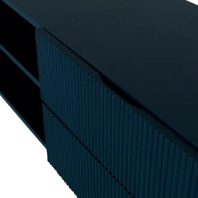 RACK 1 PORTA/2 GAVETAS 1,60 M X 41 CM LINHAS - GALAXY BLUE/GALAXY BLUE - Foto 8