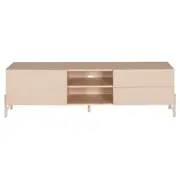 RACK 1 PORTA/2 GAVETAS 1,60 M X 41 CM LINHAS - AREIA/AREIA - Foto 1