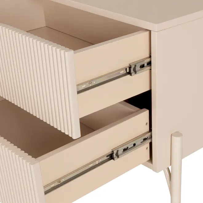 RACK 1 PORTA/2 GAVETAS 1,60 M X 41 CM LINHAS - AREIA/AREIA - Foto 7