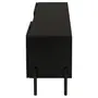 RACK 1 PORTA/2 GAVETAS 1,60 M X 41 CM LINHAS - PRETO/PRETO - Foto 5