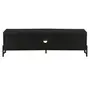 RACK 1 PORTA/2 GAVETAS 1,60 M X 41 CM LINHAS - PRETO/PRETO - Foto 6