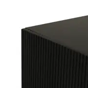 RACK 1 PORTA/2 GAVETAS 1,60 M X 41 CM LINHAS - PRETO/PRETO - Foto 9