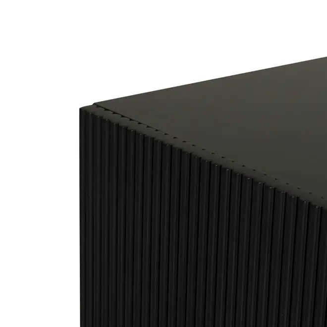 RACK 1 PORTA/2 GAVETAS 1,60 M X 41 CM LINHAS - PRETO/PRETO - Foto 9