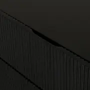 RACK 1 PORTA/2 GAVETAS 1,60 M X 41 CM LINHAS - PRETO/PRETO - Foto 10