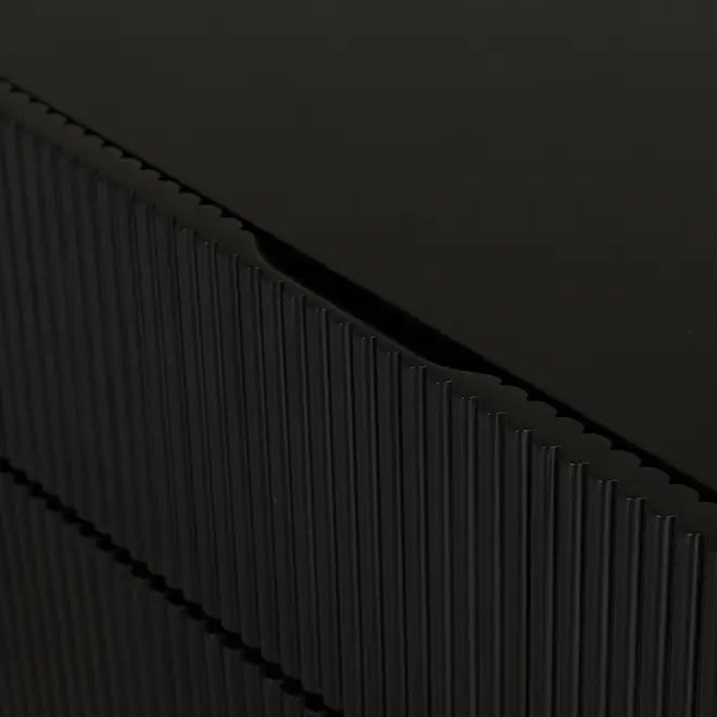 RACK 1 PORTA/2 GAVETAS 1,60 M X 41 CM LINHAS - PRETO/PRETO - Foto 10