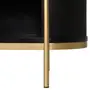 RACK 1,80 M X 43 CM ECLAIR TELA - EBANIZADO/DOURADO - Foto 5