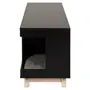 RACK 1 PORTA DE CORRER 1,50 M X 40 CM NOOK - PRETO/NATURAL WASHED - Foto 4