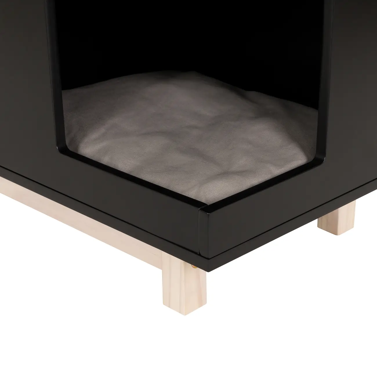RACK 1 PORTA DE CORRER 1,50 M X 40 CM NOOK - PRETO/NATURAL WASHED - Foto 6