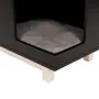 RACK 1 PORTA DE CORRER 1,50 M X 40 CM NOOK - PRETO/NATURAL WASHED - Foto 6