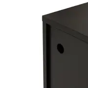 RACK 1 PORTA DE CORRER 1,50 M X 40 CM NOOK - PRETO/NATURAL WASHED - Foto 7
