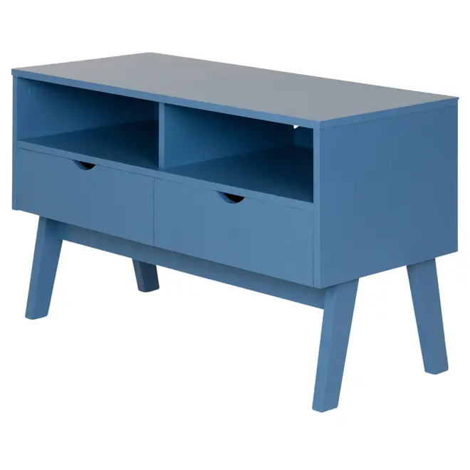 RACK 2 GAVETAS 90 CM X 38 CM CRAB - ZIMBRO - Foto 2