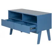 RACK 2 GAVETAS 90 CM X 38 CM CRAB - ZIMBRO - Foto 5