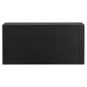PRETO - ARMÁRIO DE COZINHA AÉREO 1,20 M 1 PORTA BASCULANTE LOGBOX