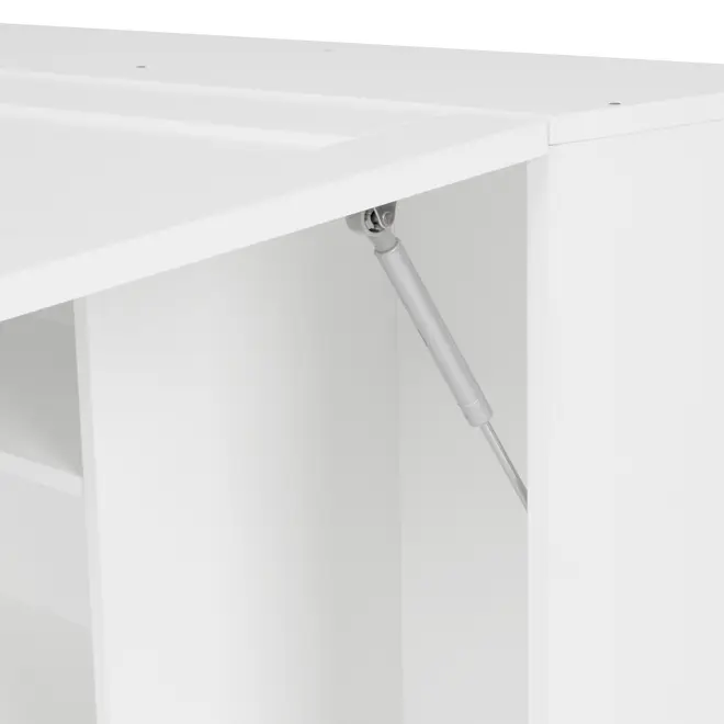 ARMÁRIO DE COZINHA AÉREO 1,20 M 1 PORTA BASCULANTE LOGBOX - BRANCO - Foto 8