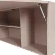 ARMÁRIO DE COZINHA AÉREO 1,20 M 1 PORTA BASCULANTE LOGBOX - CAMELO - Foto 6