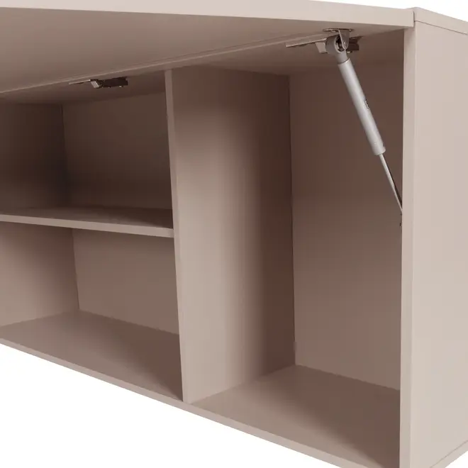 ARMÁRIO DE COZINHA AÉREO 1,20 M 1 PORTA BASCULANTE LOGBOX - CAMELO - Foto 6