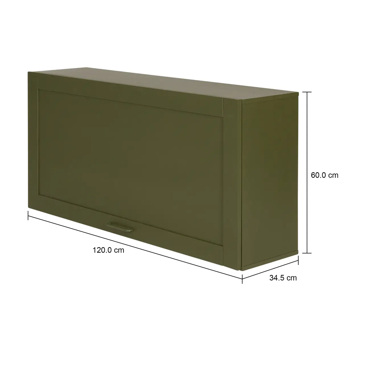 ARMÁRIO DE COZINHA AÉREO 1,20 M 1 PORTA BASCULANTE LOGBOX - MUSGO - Foto 11