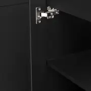 ARMÁRIO DE COZINHA INFERIOR 1,20 M 2 PORTAS LOGBOX - PRETO/NOZES - Foto 7