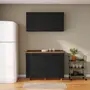ARMÁRIO DE COZINHA INFERIOR 1,20 M 2 PORTAS LOGBOX - PRETO/NOZES - Foto 10