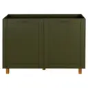 MUSGO/NOZES - ARMÁRIO DE COZINHA INFERIOR 1,20 M 2 PORTAS LOGBOX