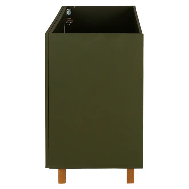 ARMÁRIO DE COZINHA INFERIOR 1,20 M 2 PORTAS LOGBOX - MUSGO/NOZES - Foto 5