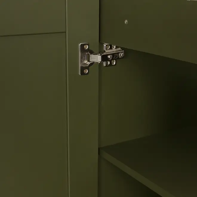 ARMÁRIO DE COZINHA INFERIOR 1,20 M 2 PORTAS LOGBOX - MUSGO/NOZES - Foto 6
