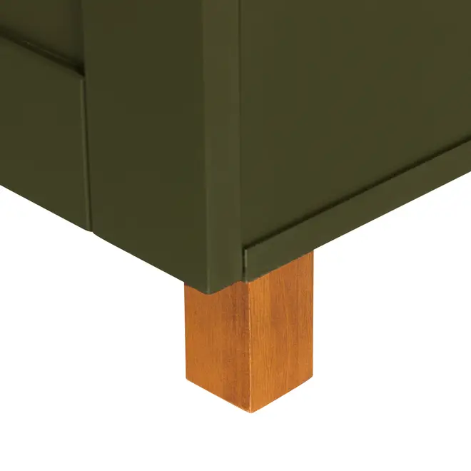 ARMÁRIO DE COZINHA INFERIOR 1,20 M 2 PORTAS LOGBOX - MUSGO/NOZES - Foto 7