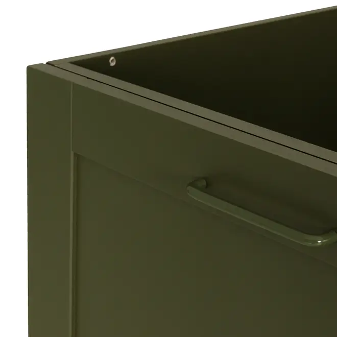 ARMÁRIO DE COZINHA INFERIOR 1,20 M 2 PORTAS LOGBOX - MUSGO/NOZES - Foto 8