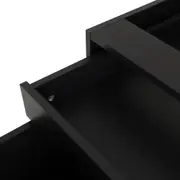 GAVETEIRO PARA COZINHA 60 CM 3 GAVETAS LOGBOX - PRETO/NOZES - Foto 8