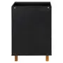 GAVETEIRO PARA COZINHA 60 CM 3 GAVETAS LOGBOX - PRETO/NOZES - Foto 9