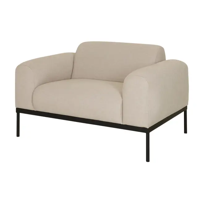 POLTRONA WOLKE - CINZA CLARO/PRETO - Foto 1