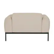 POLTRONA WOLKE - CINZA CLARO/PRETO - Foto 4