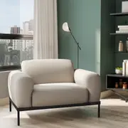 POLTRONA WOLKE - CINZA CLARO/PRETO - Foto 8