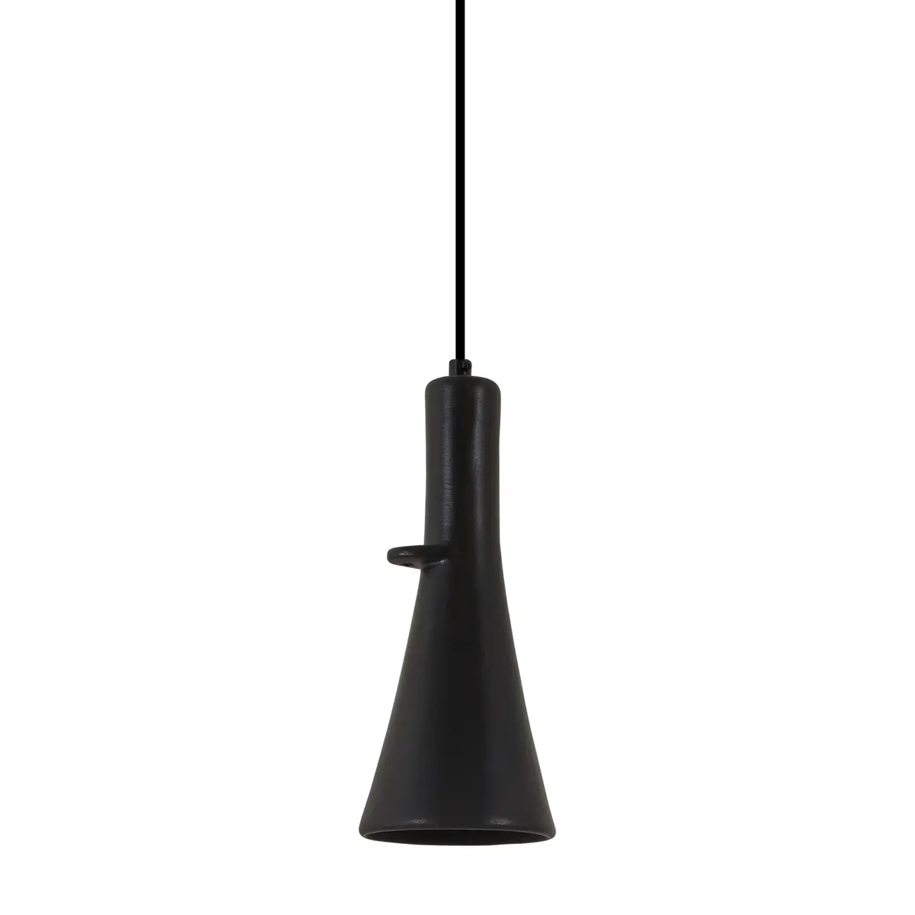 LUMINÁRIA DE TETO CORNET - PRETO/PRETO - Foto 5