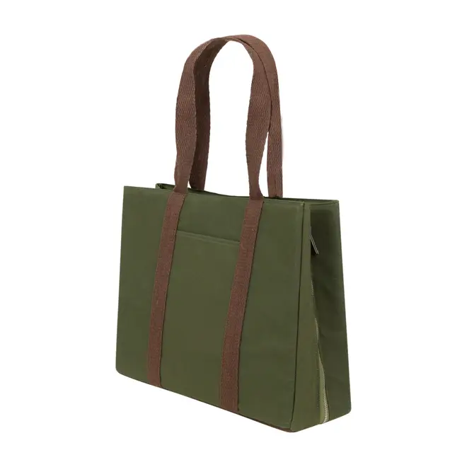 BOLSA PARA FERRAMENTAS BROMÉLIA - VERDE ESCURO/MARROM - Foto 2