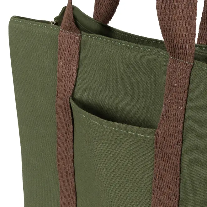 BOLSA PARA FERRAMENTAS BROMÉLIA - VERDE ESCURO/MARROM - Foto 7