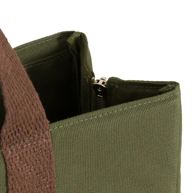 BOLSA PARA FERRAMENTAS BROMÉLIA - VERDE ESCURO/MARROM - Foto 8
