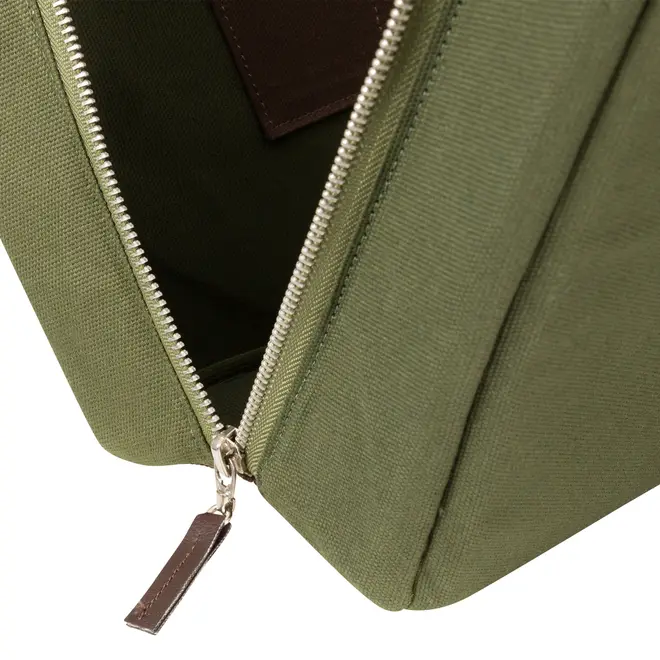 BOLSA PARA FERRAMENTAS BROMÉLIA - VERDE ESCURO/MARROM - Foto 9
