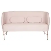 SOFÁ 2 LUGARES NORDIC - QUARTZO ROSA/QUARTZO ROSA - Foto 1