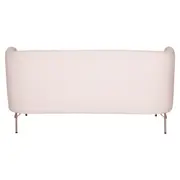 SOFÁ 2 LUGARES NORDIC - QUARTZO ROSA/QUARTZO ROSA - Foto 4