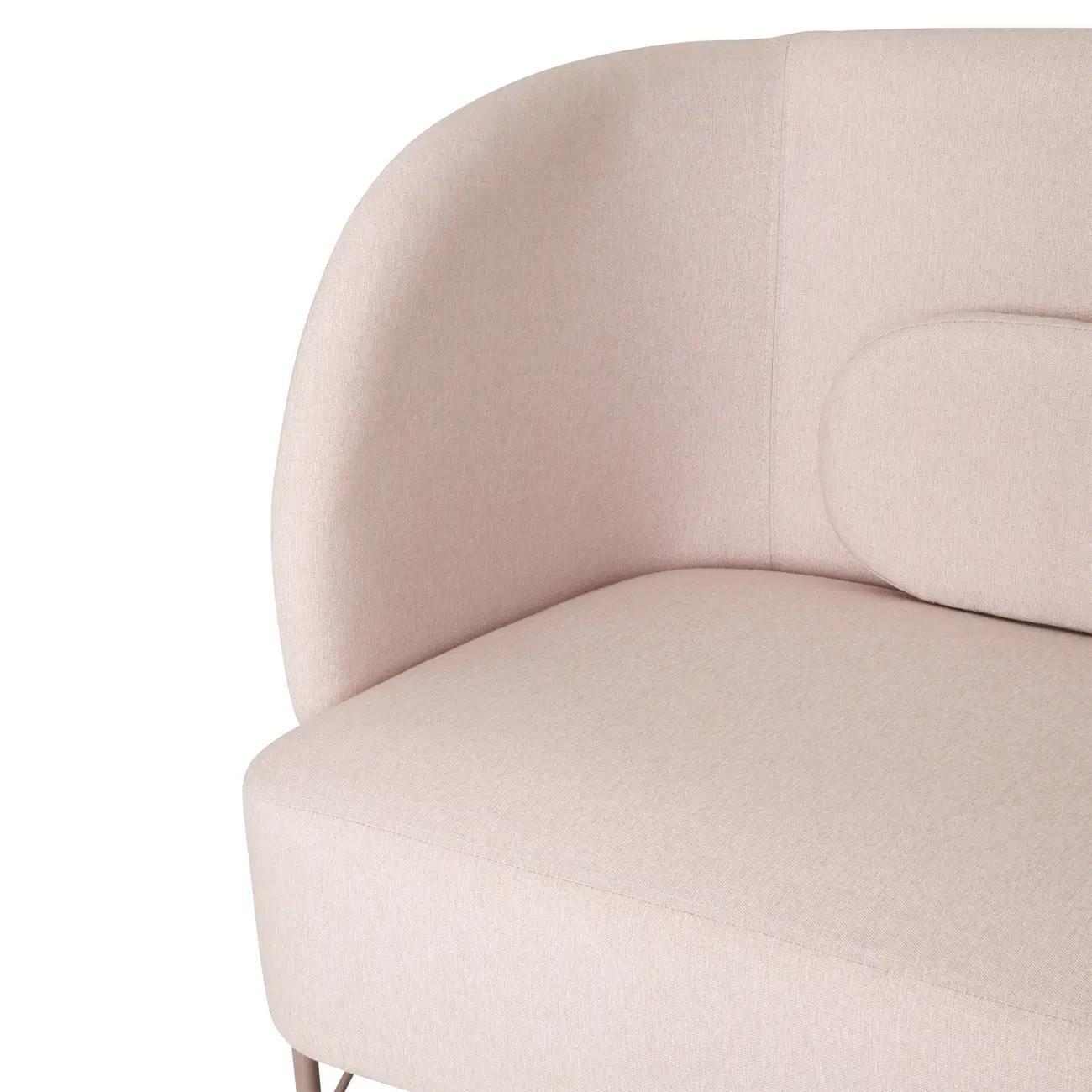 SOFÁ 2 LUGARES NORDIC - QUARTZO ROSA/QUARTZO ROSA - Foto 5