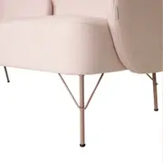 SOFÁ 2 LUGARES NORDIC - QUARTZO ROSA/QUARTZO ROSA - Foto 7
