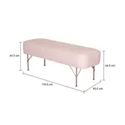 PUFF NORDIC - QUARTZO ROSA/QUARTZO ROSA - Foto 6