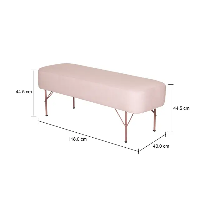 PUFF NORDIC - QUARTZO ROSA/QUARTZO ROSA - Foto 6