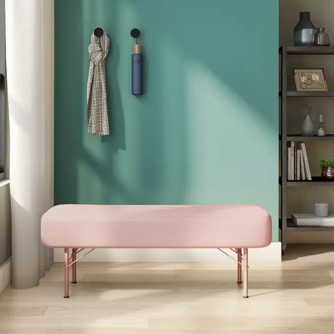PUFF NORDIC - QUARTZO ROSA/QUARTZO ROSA - Foto 7