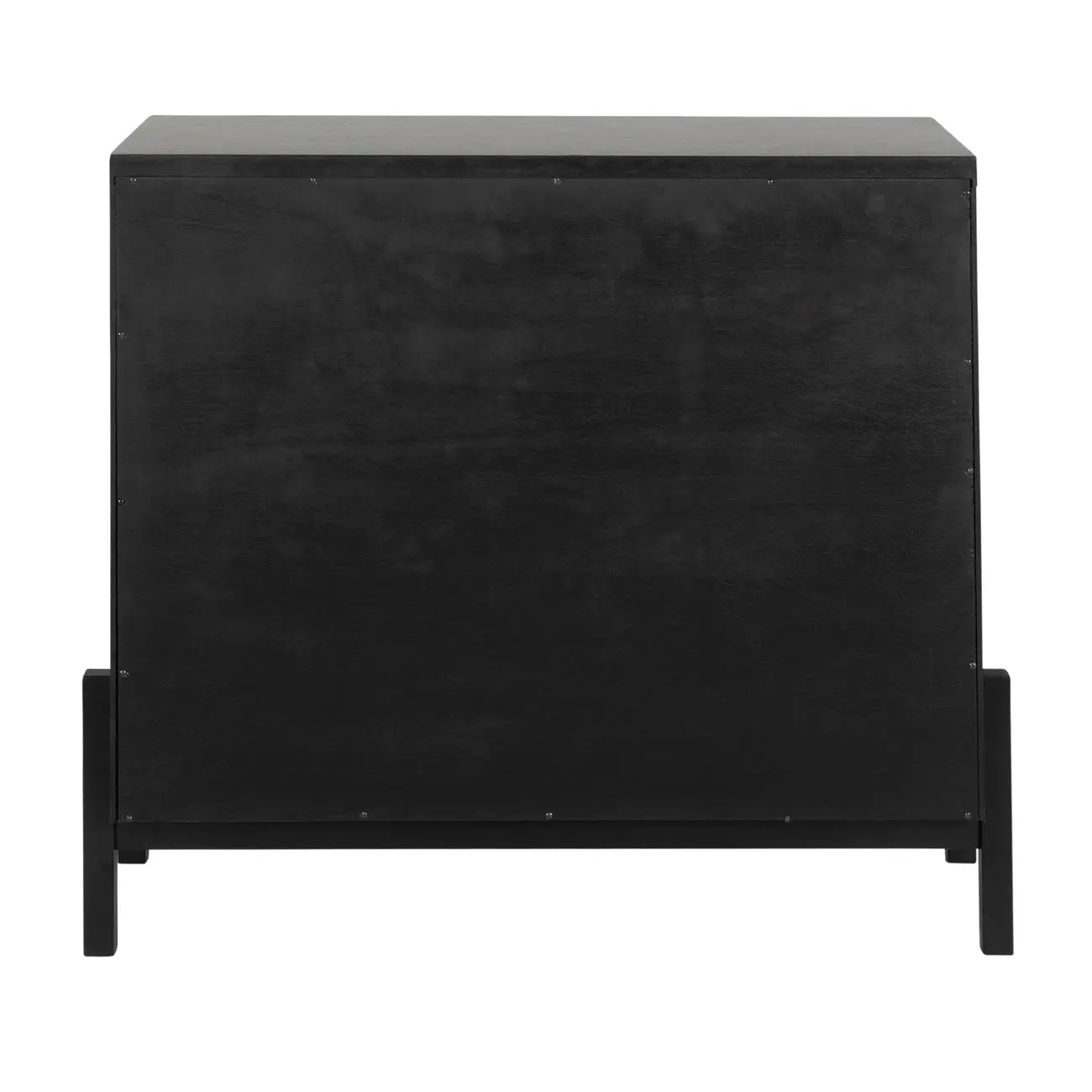 CÔMODA 3 GAVETAS 1,02 M X 42 CM PAMPA - EBANIZADO/PRETO - Foto 10